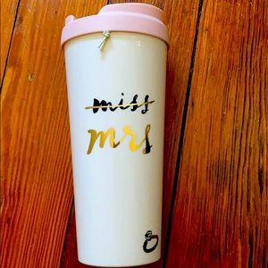 Miss to Mrs Kate Spade Travel Mug